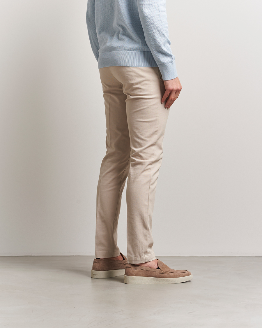 Herren | Hosen | BOSS BLACK | Kaito Structured Cotton Pants Light Beige