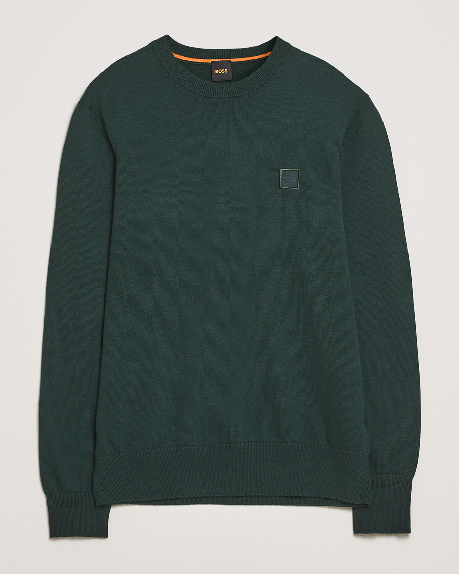 Herren | Pullover | BOSS ORANGE | Kanovano Knitted Sweater Open Green