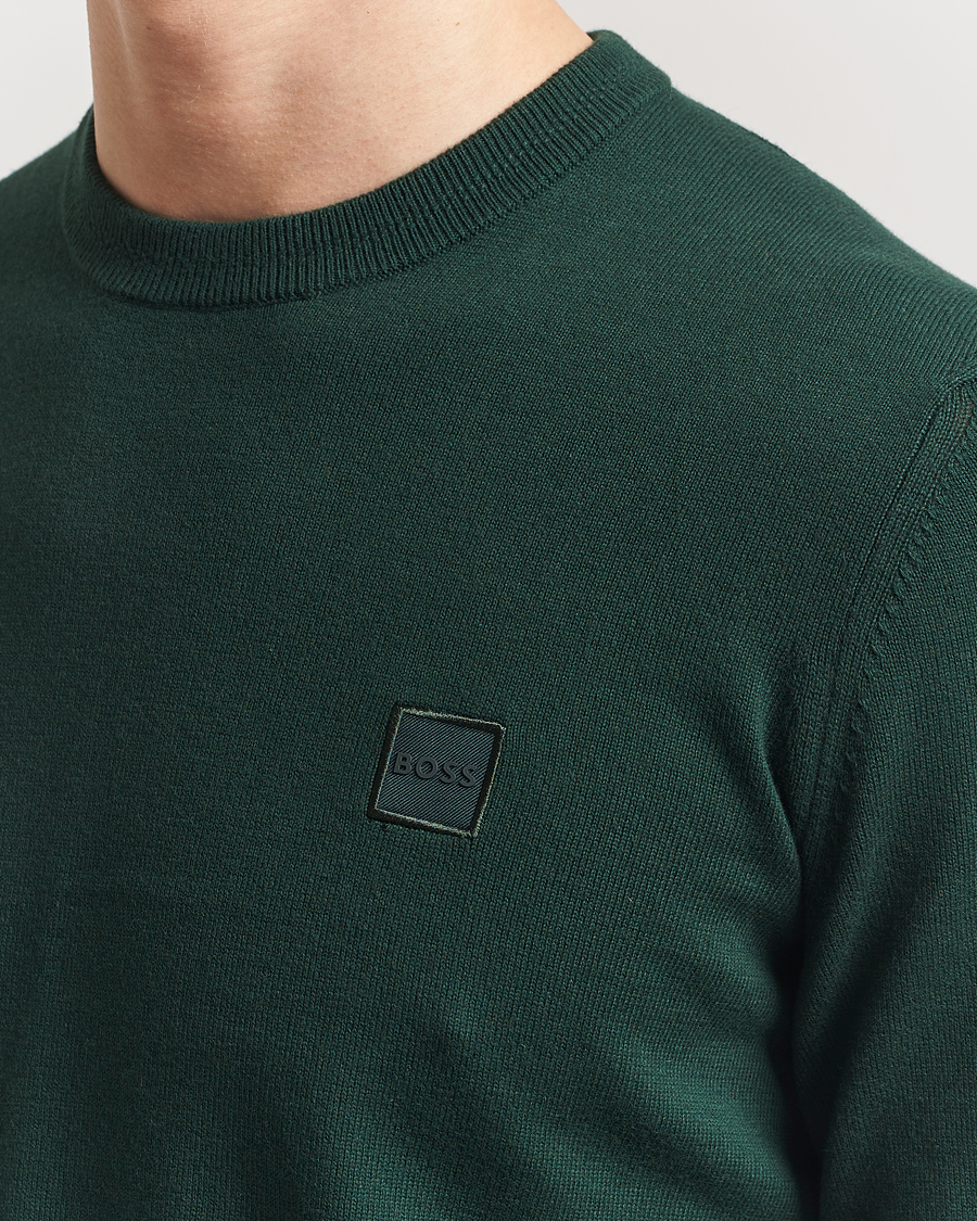 Herren | Pullover | BOSS ORANGE | Kanovano Knitted Sweater Open Green