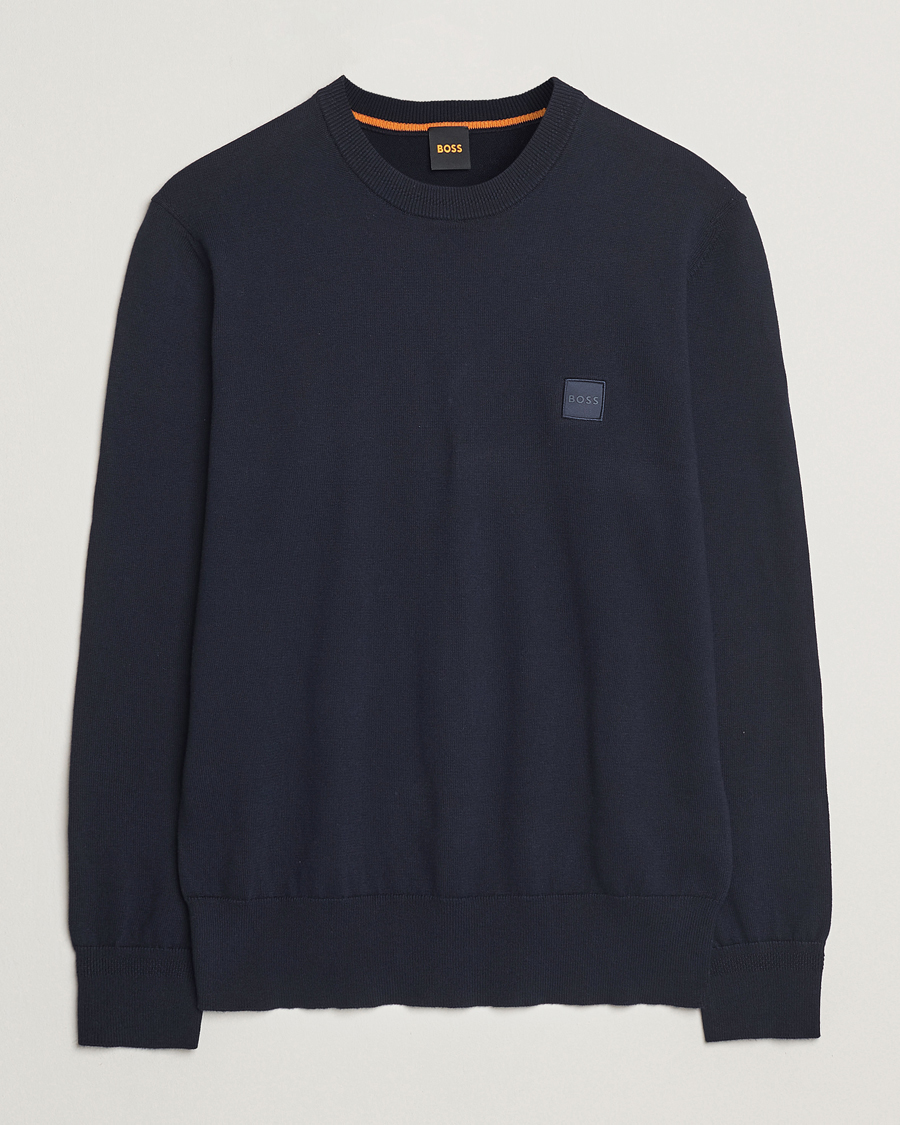 Herren | Pullover | BOSS ORANGE | Kanovano Knitted Sweater Dark Blue
