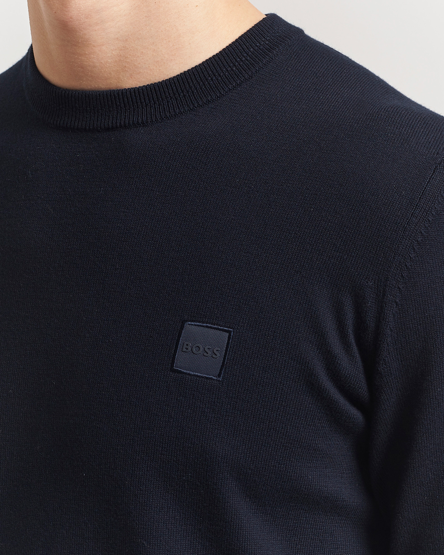 Herren | Pullover | BOSS ORANGE | Kanovano Knitted Sweater Dark Blue