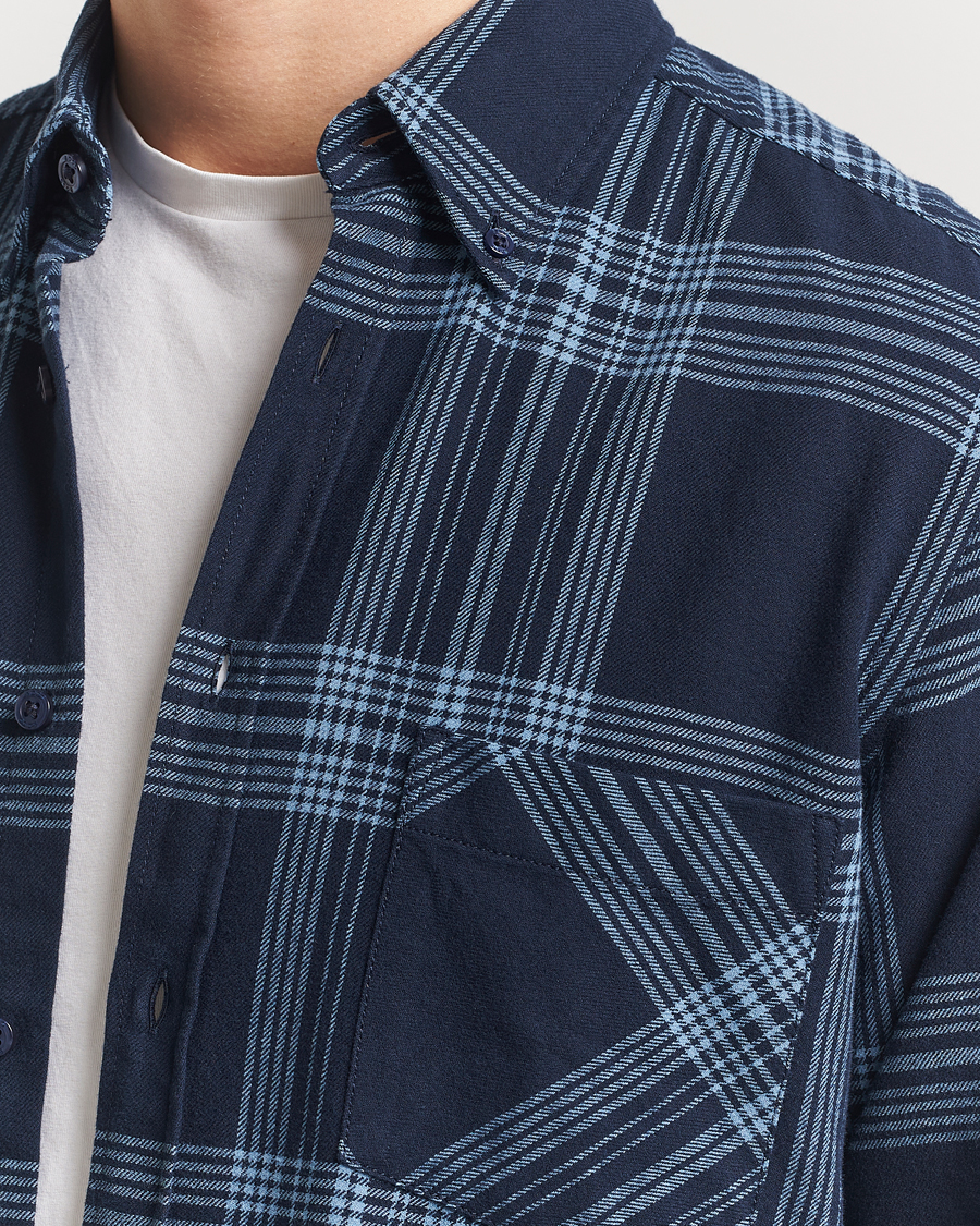 Herren | Hemden | BOSS ORANGE | Rickert Checked Shirt Dark Blue