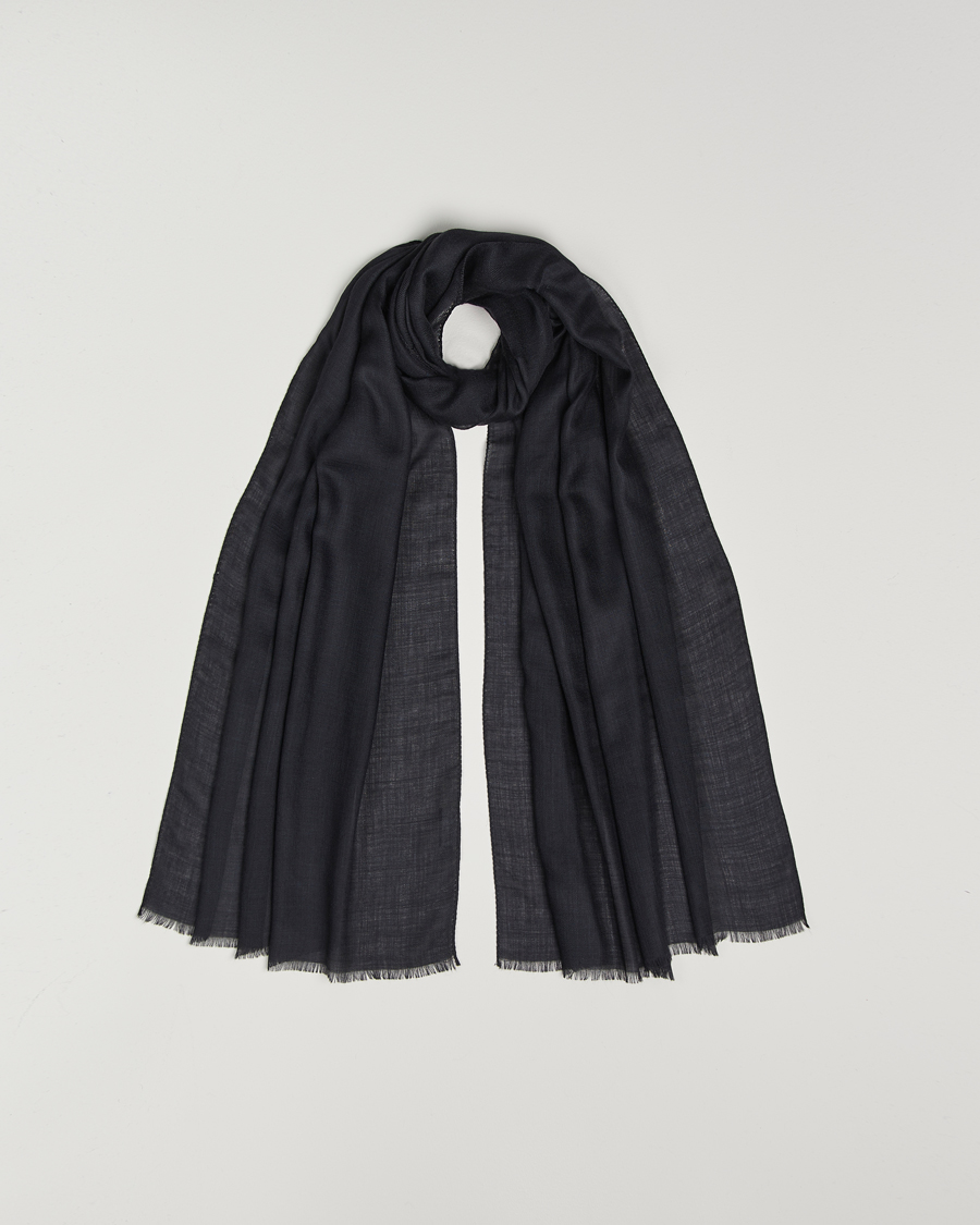 Herren | Piacenza Cashmere Chic Cashmere Scarf Navy | Piacenza Cashmere | Chic Cashmere Scarf Navy