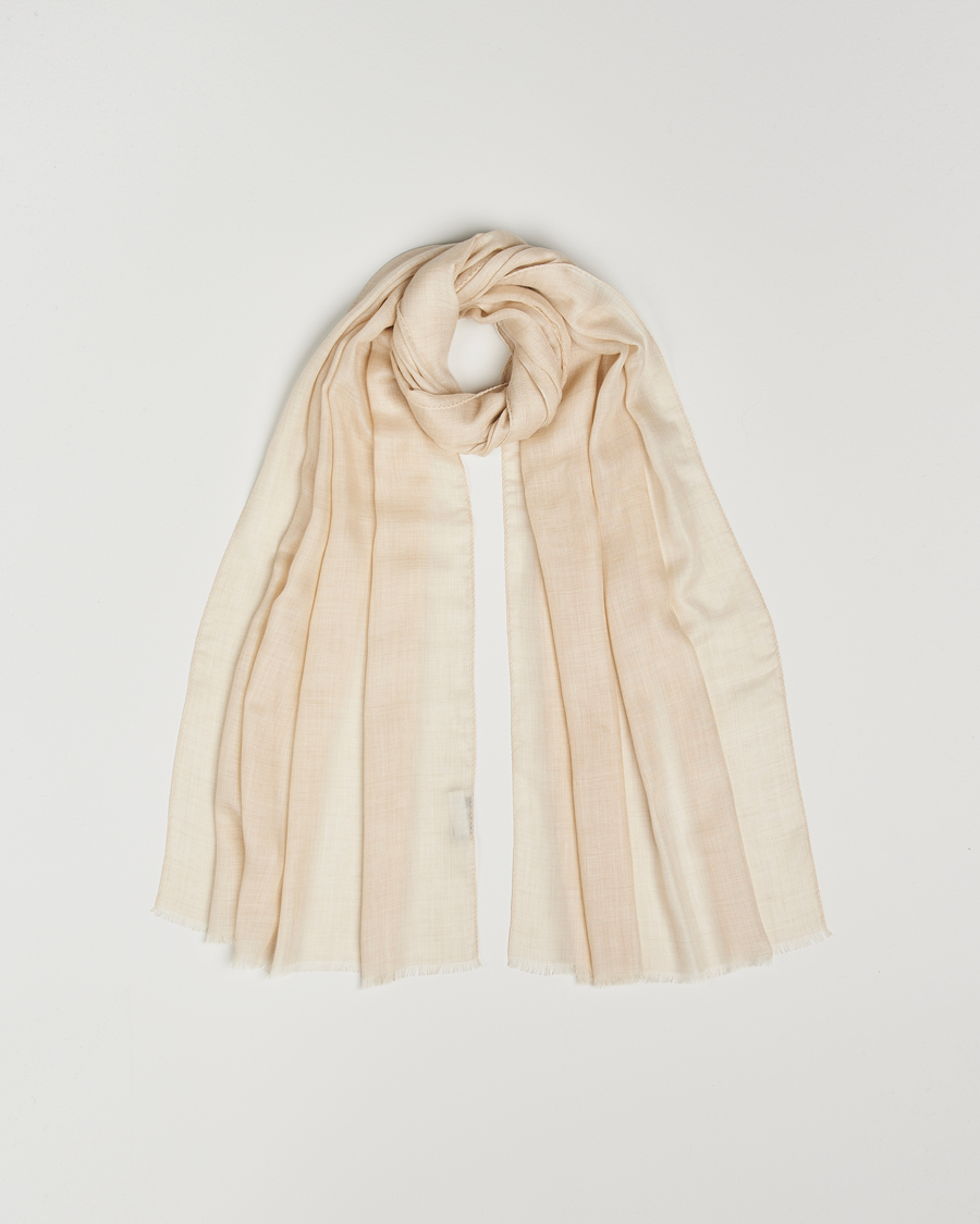 Herren | Piacenza Cashmere Chic Cashmere Scarf Cream | Piacenza Cashmere | Chic Cashmere Scarf Cream