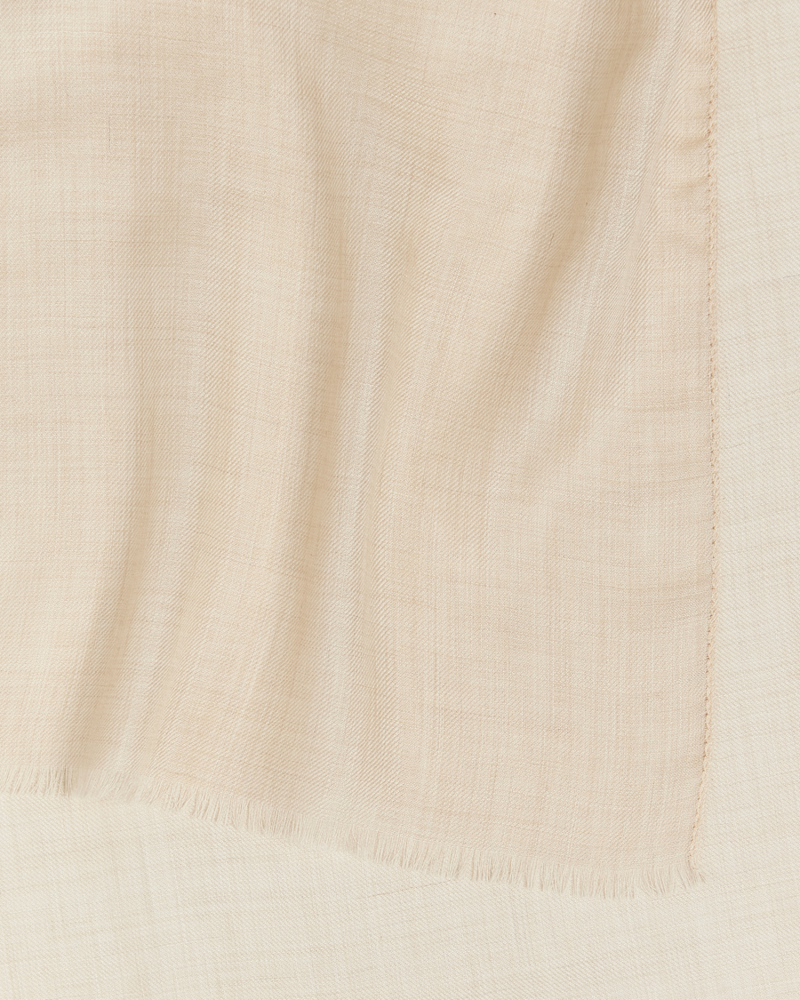 Herren | Piacenza Cashmere Chic Cashmere Scarf Cream | Piacenza Cashmere | Chic Cashmere Scarf Cream