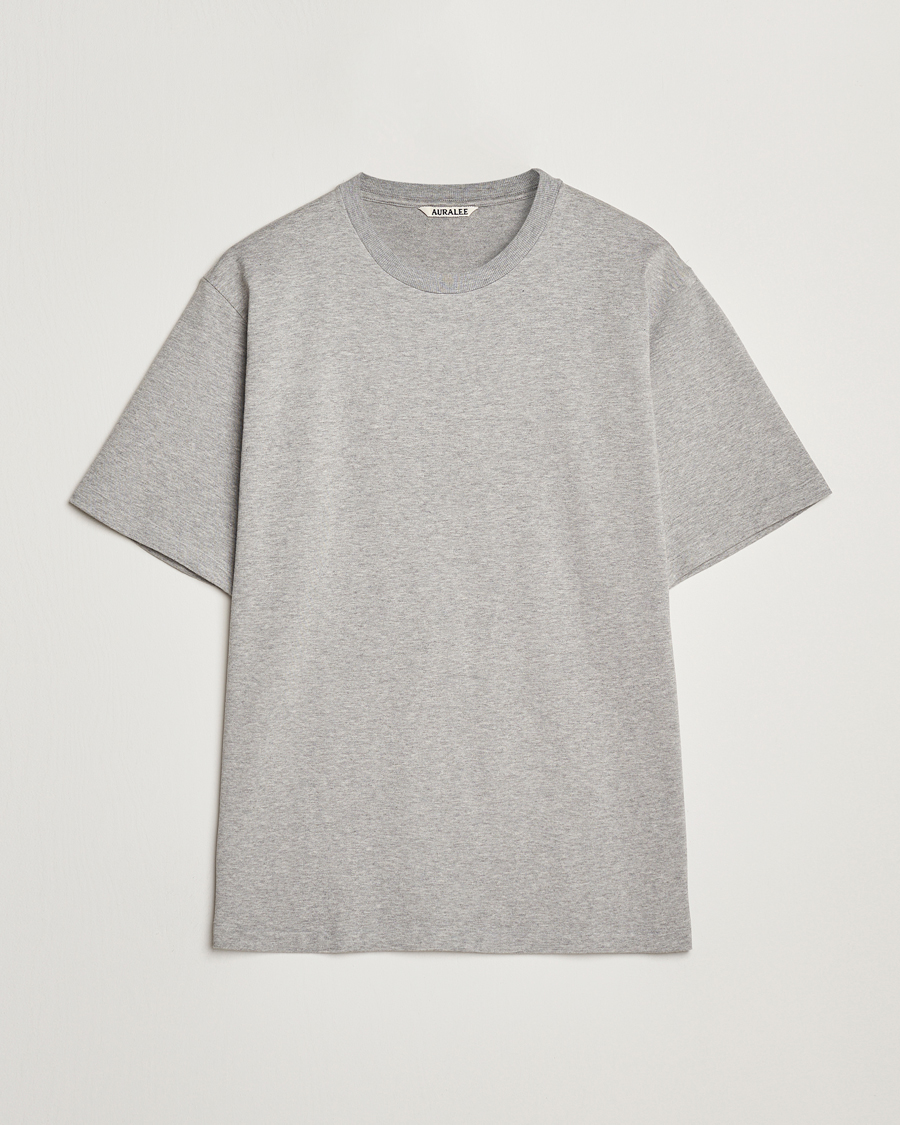 Herren | T-Shirts | Auralee | Luster Plating T-Shirt Top Gray