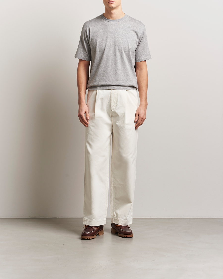 Herren | T-Shirts | Auralee | Luster Plating T-Shirt Top Gray