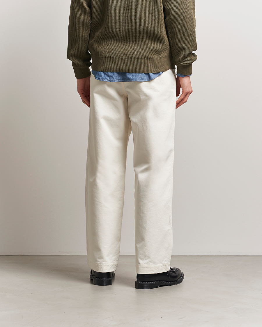 Herren | Hosen | Auralee | Washed Finx Chinos Ivory