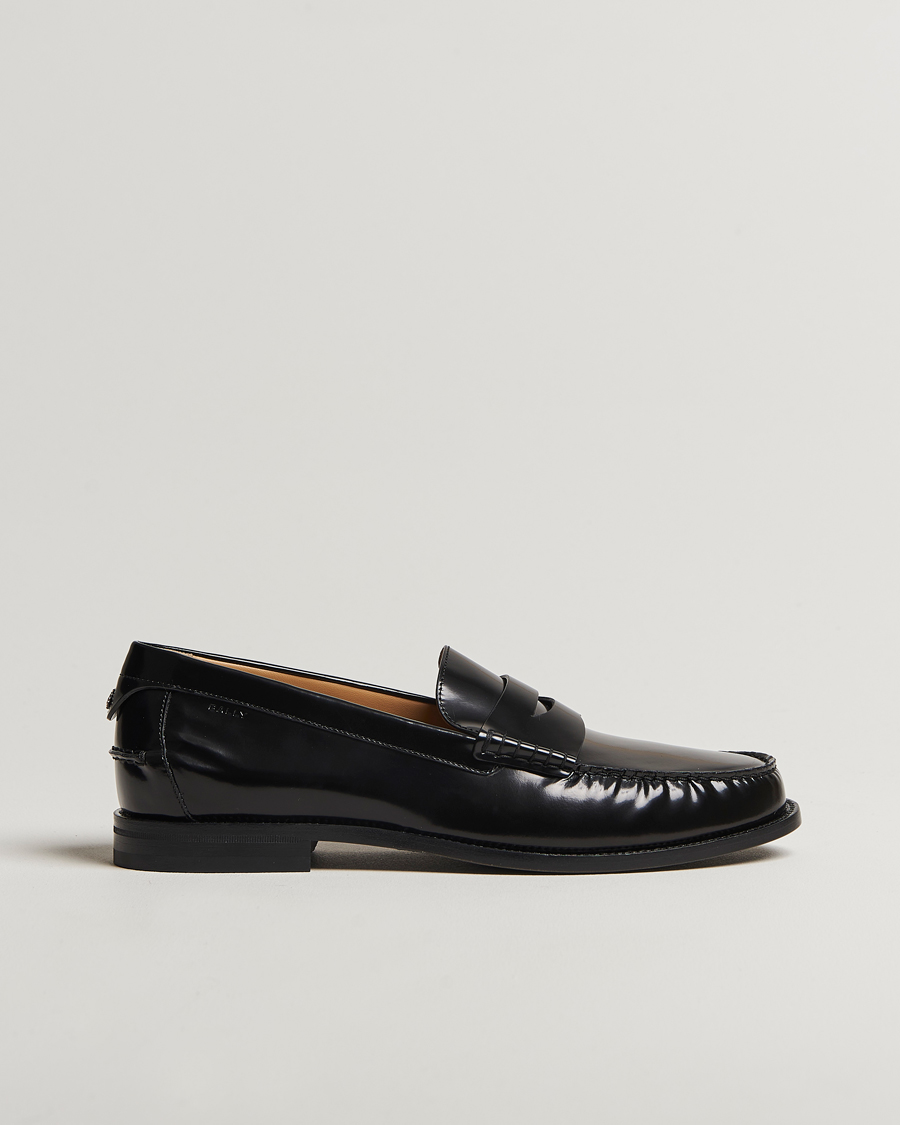 Herren | Bally Charlex Leather Moccasin Black | Bally | Charlex Leather Moccasin Black