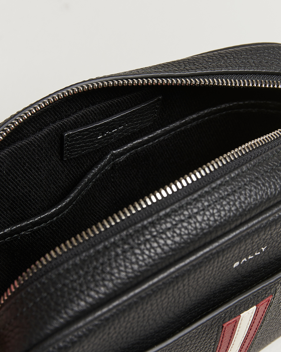 Herren | Bally RBN Leather Washbag Black | Bally | RBN Leather Washbag Black