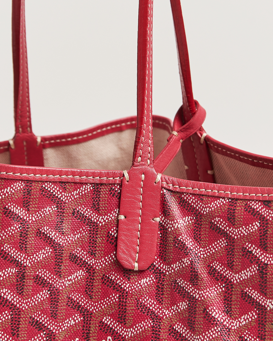 Herren | Goyard Pre-Owned Saint Louis PM Coated Canvas Tote Bag Pink | Goyard Pre-Owned | Saint Louis PM Coated Canvas Tote Bag Pink