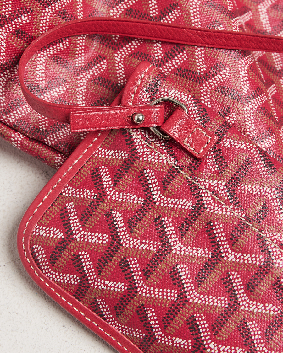 Herren | Goyard Pre-Owned Saint Louis PM Coated Canvas Tote Bag Pink | Goyard Pre-Owned | Saint Louis PM Coated Canvas Tote Bag Pink