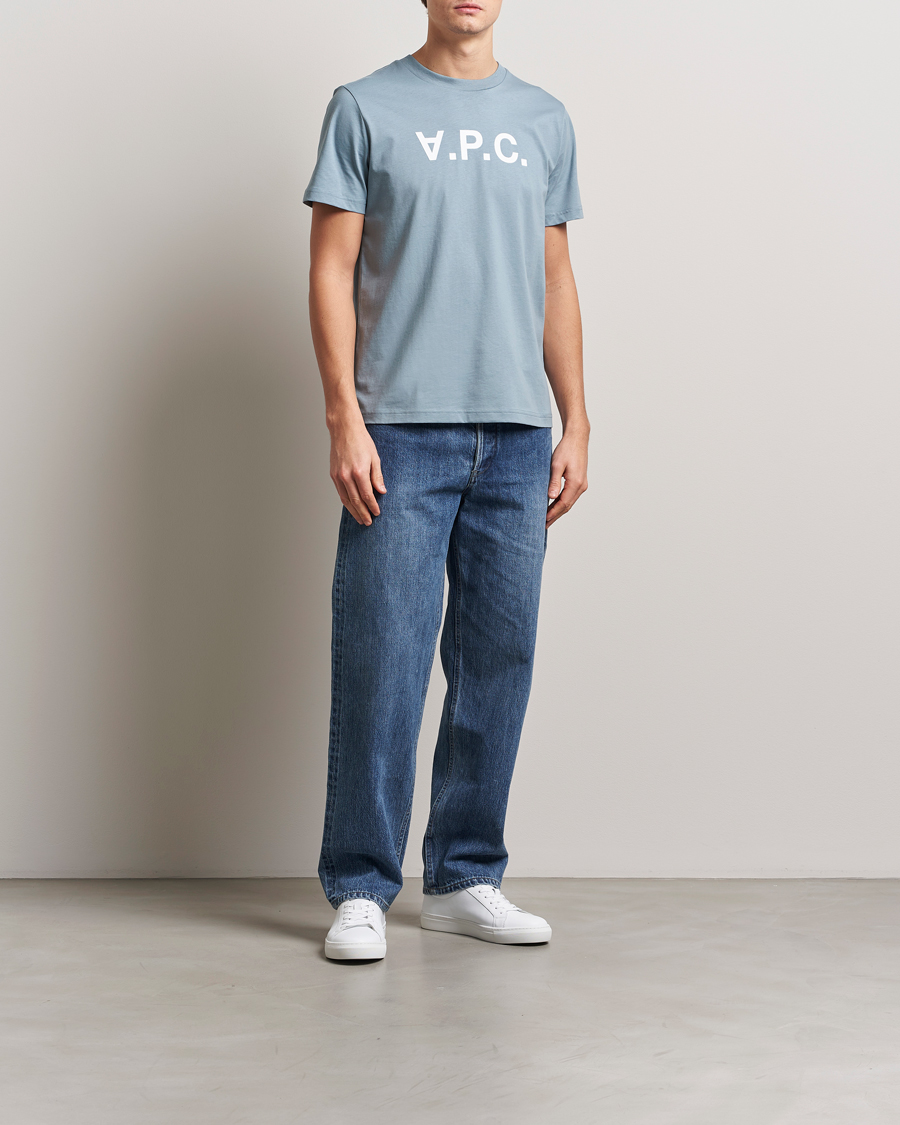 Herren | T-Shirts | A.P.C. | VPC T-Shirt Bleu Gris
