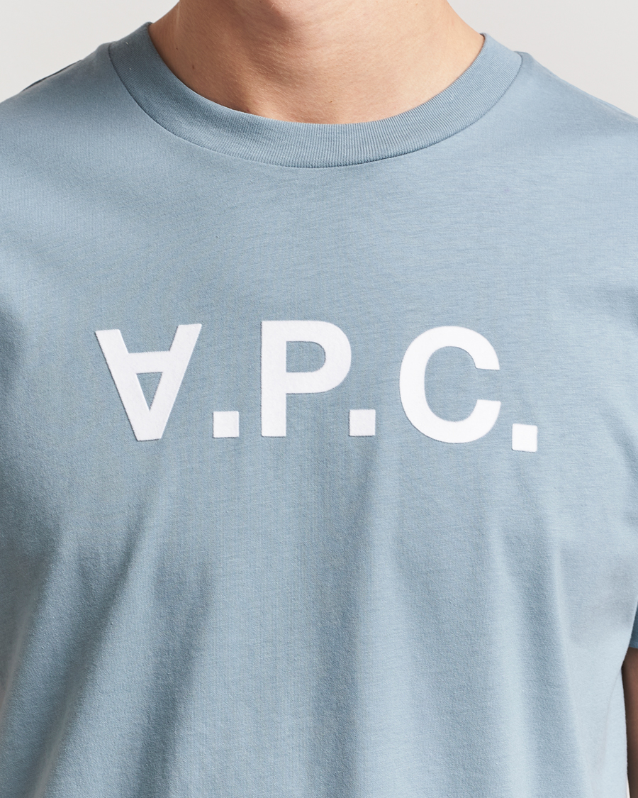 Herren | T-Shirts | A.P.C. | VPC T-Shirt Bleu Gris
