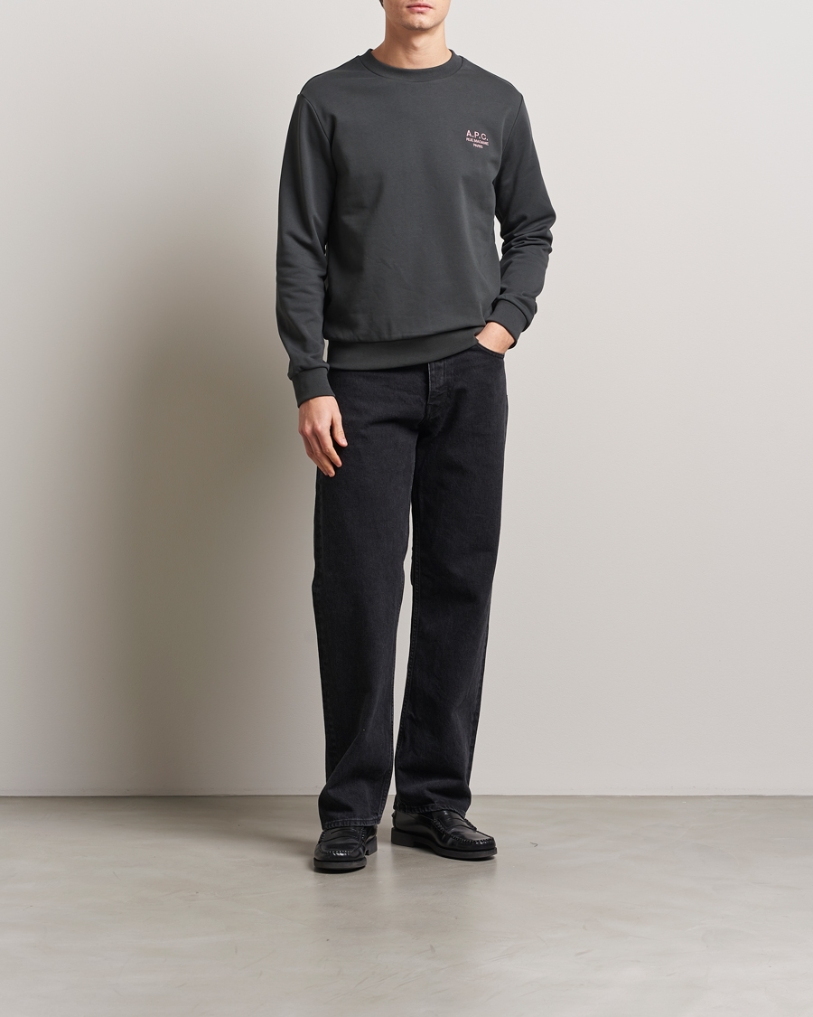 Herren | Pullover | A.P.C. | Rue Madame Sweatshirt Anthracite
