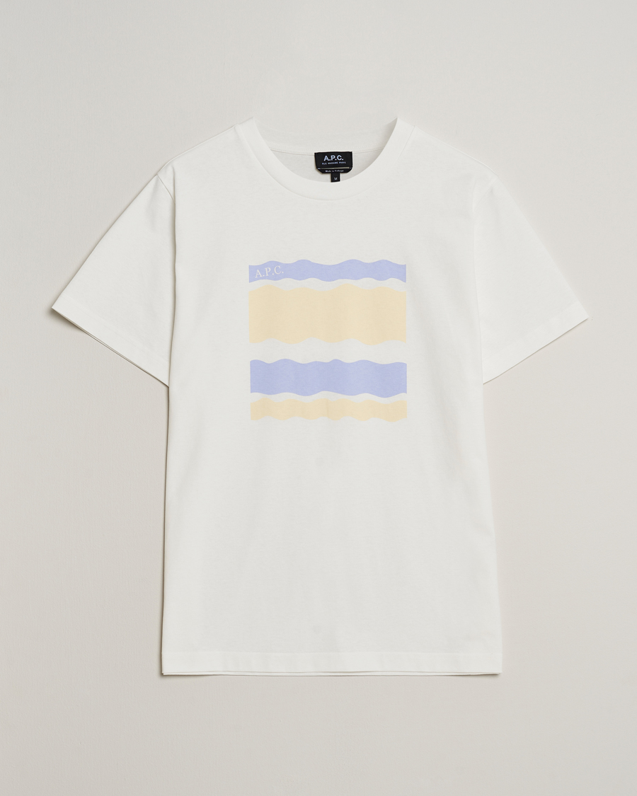 Herren | T-Shirts | A.P.C. | Malone Printed T-Shirt White