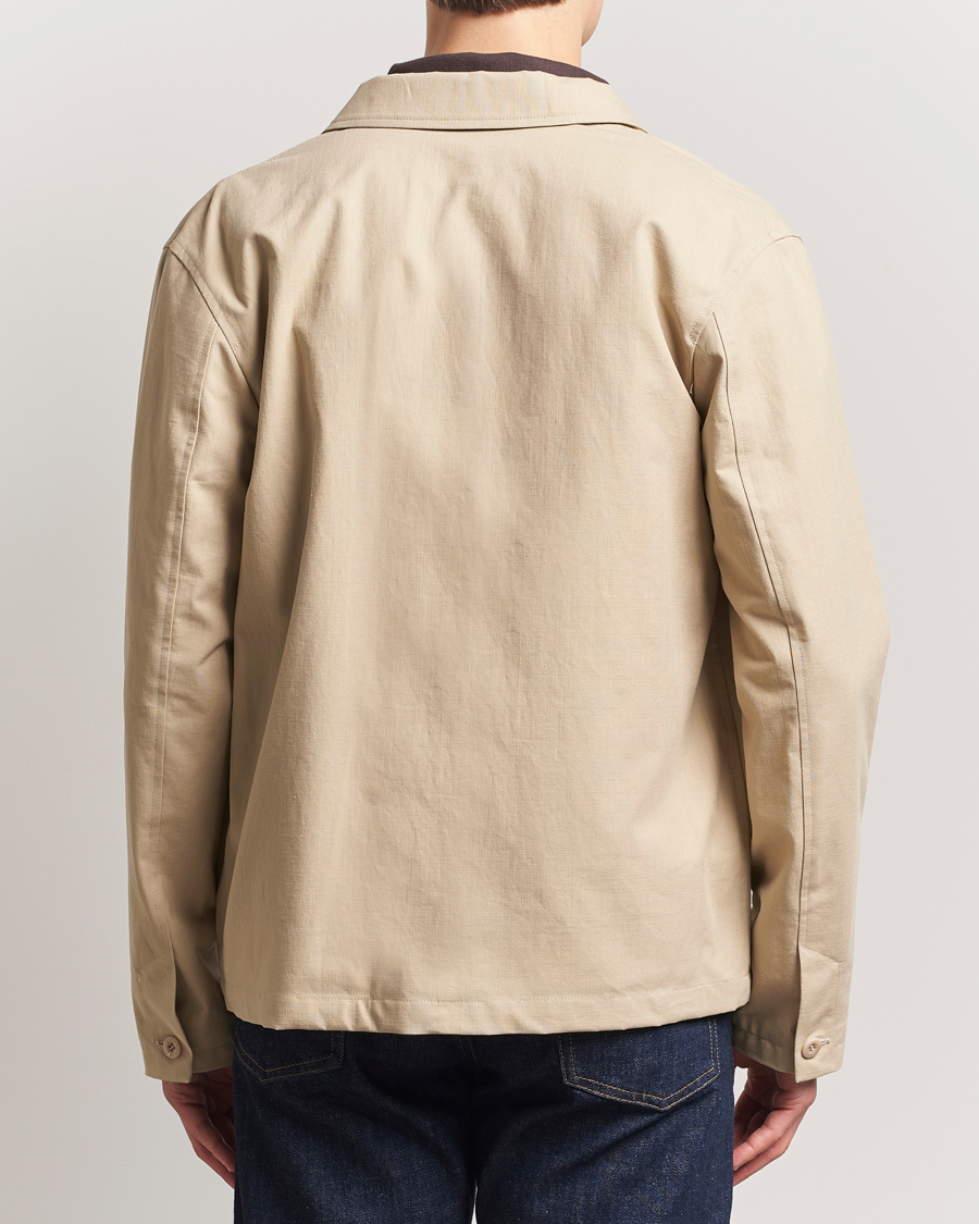 Herren | Jacken | A.P.C. | Rodney Textured Cotton Overshirt Beige