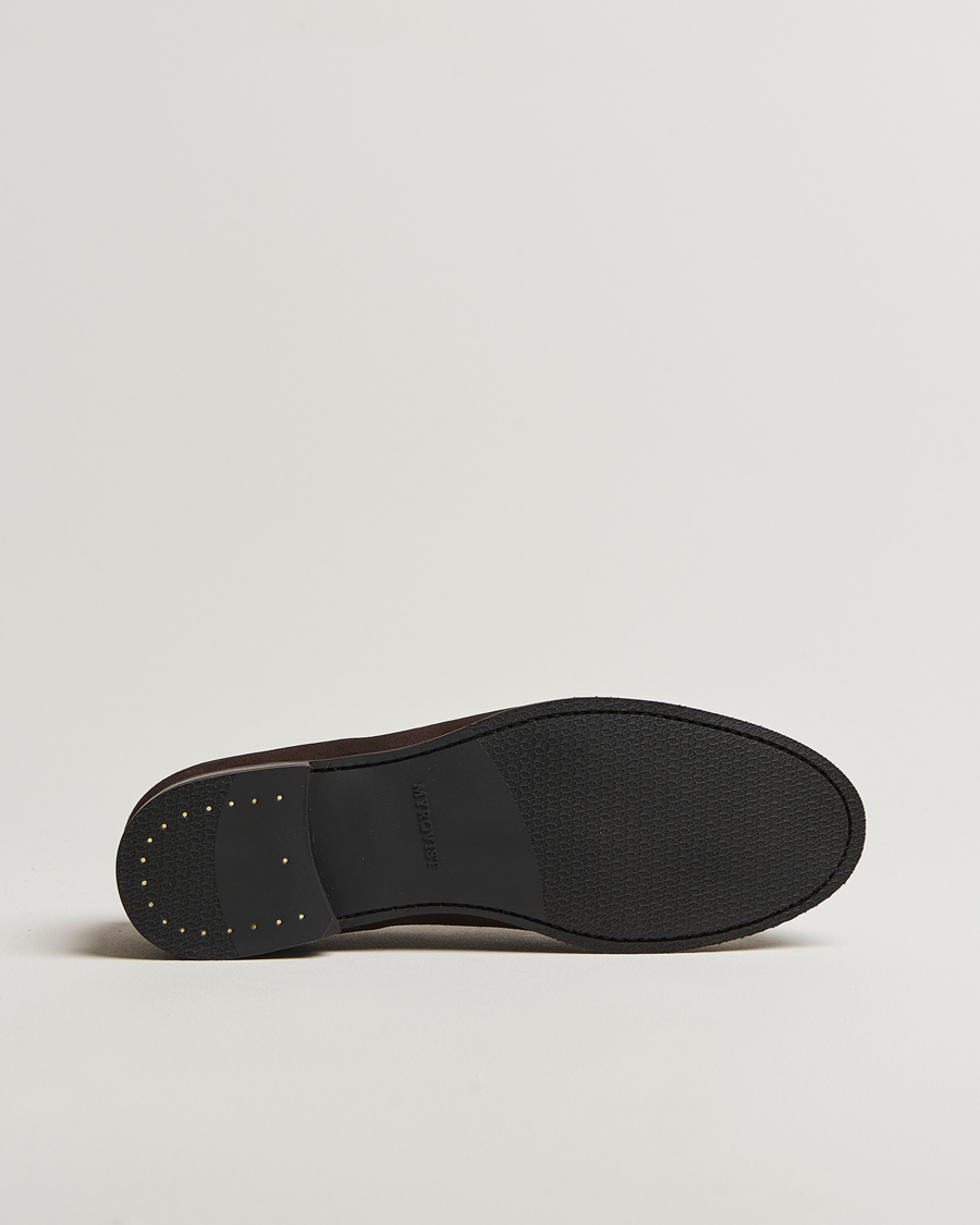 Herren | Loafer | Myrqvist | Stenhammar II Loafer Dark Brown Suede