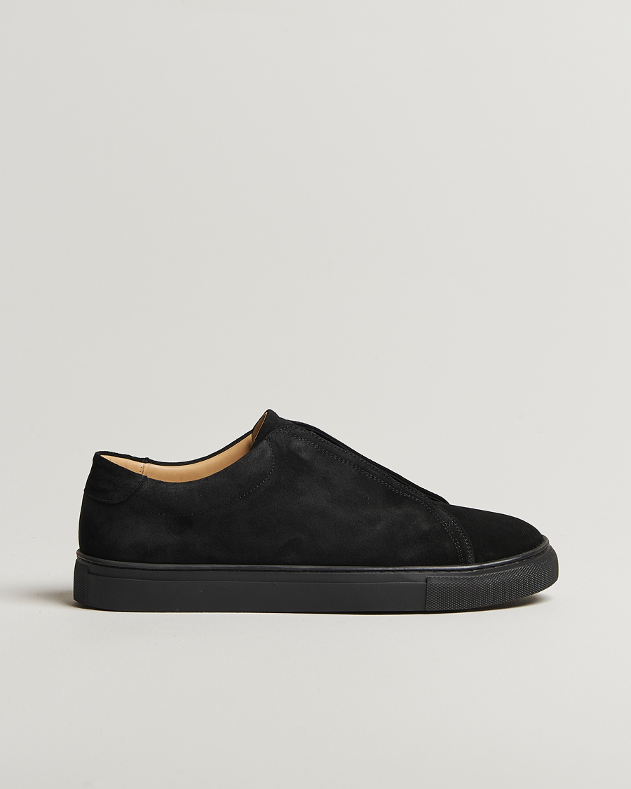 Herren | Sneaker | Myrqvist | Alnö Sneakers Black Suede