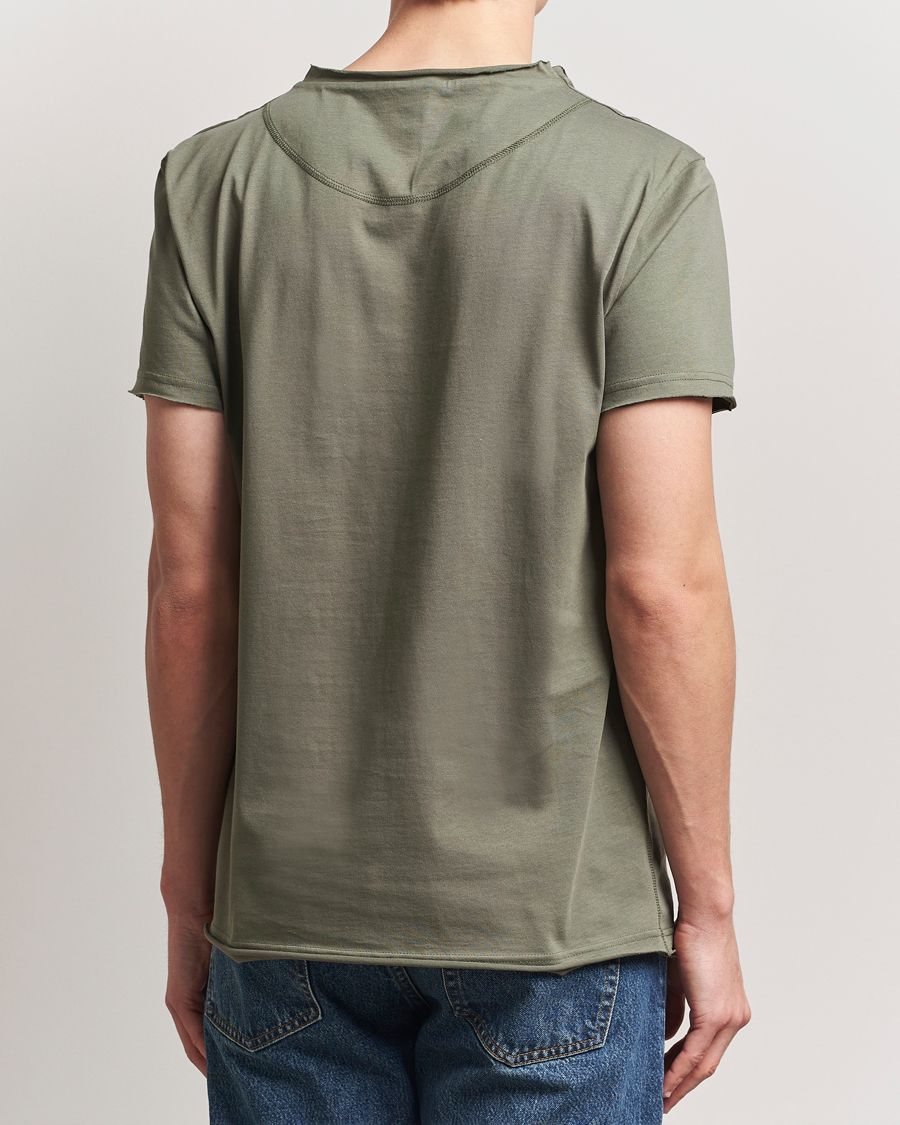 Herren | T-Shirts | Bread & Boxers | Crew Neck Relaxed T-Shirt Khaki Green