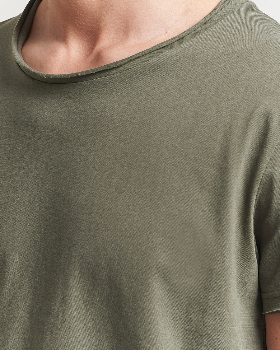 Herren | T-Shirts | Bread & Boxers | Crew Neck Relaxed T-Shirt Khaki Green