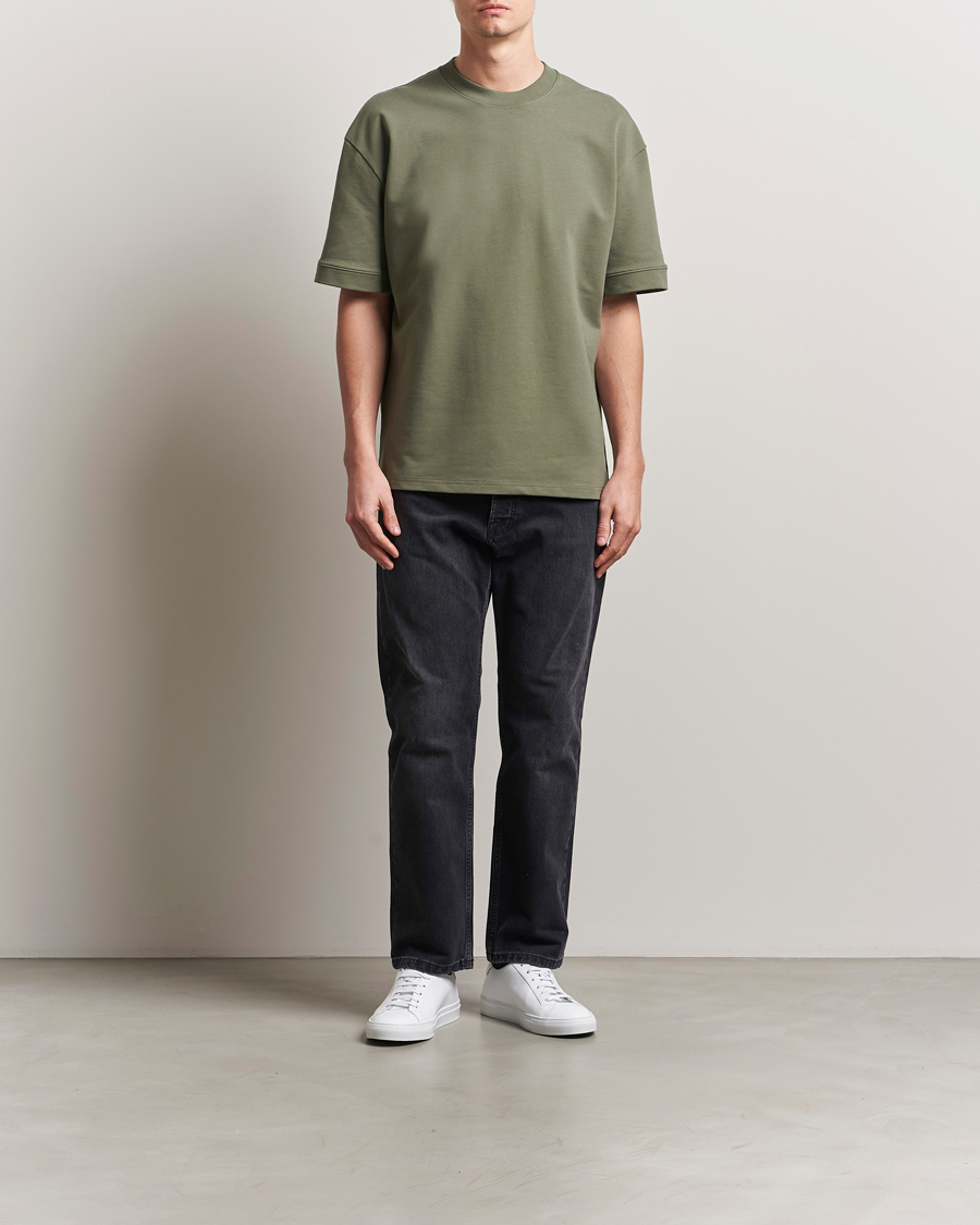 Herren | T-Shirts | Bread & Boxers | Loungewear T-Shirt Khaki Green