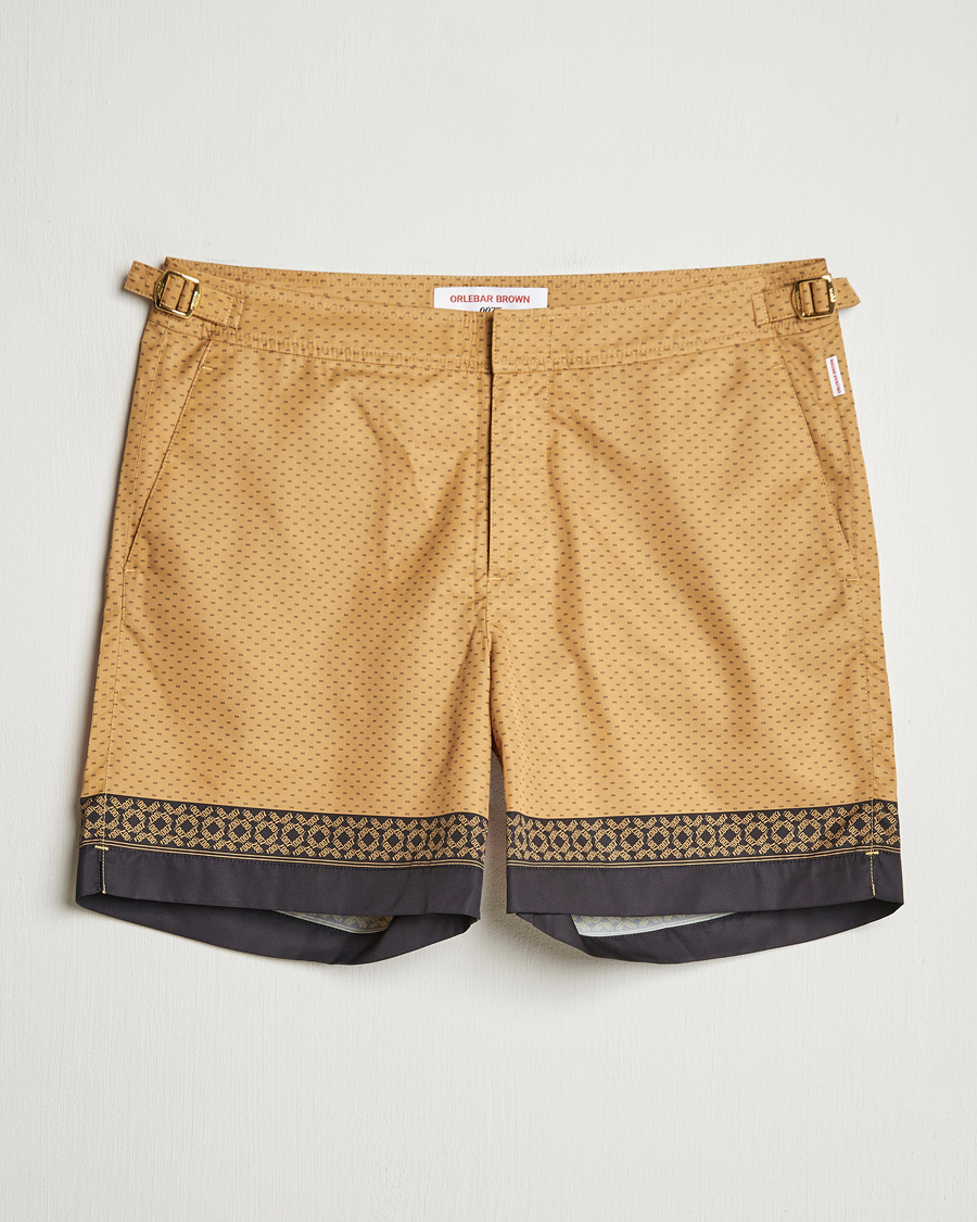 Herren | Badehosen | Orlebar Brown | Bulldog Gold Bullion Swimshorts Gold/Black