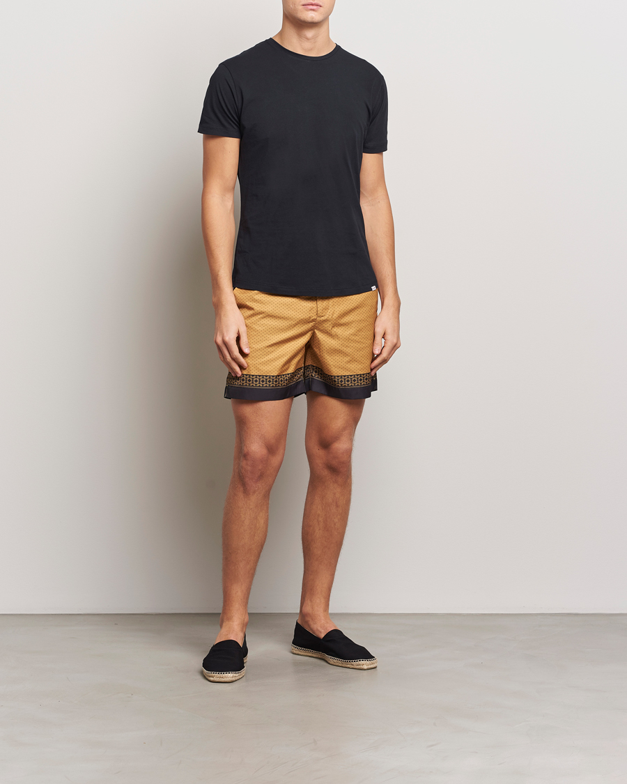 Herren | Badehosen | Orlebar Brown | Bulldog Gold Bullion Swimshorts Gold/Black