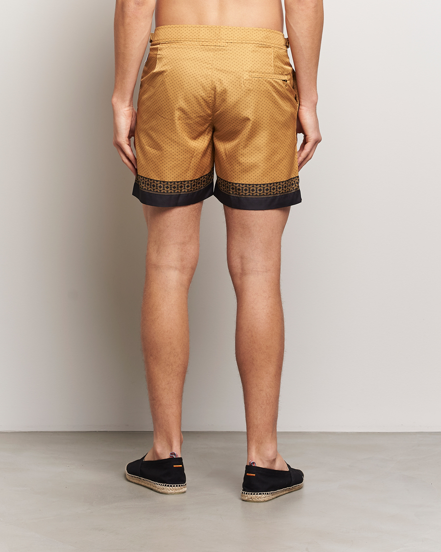 Herren | Badehosen | Orlebar Brown | Bulldog Gold Bullion Swimshorts Gold/Black
