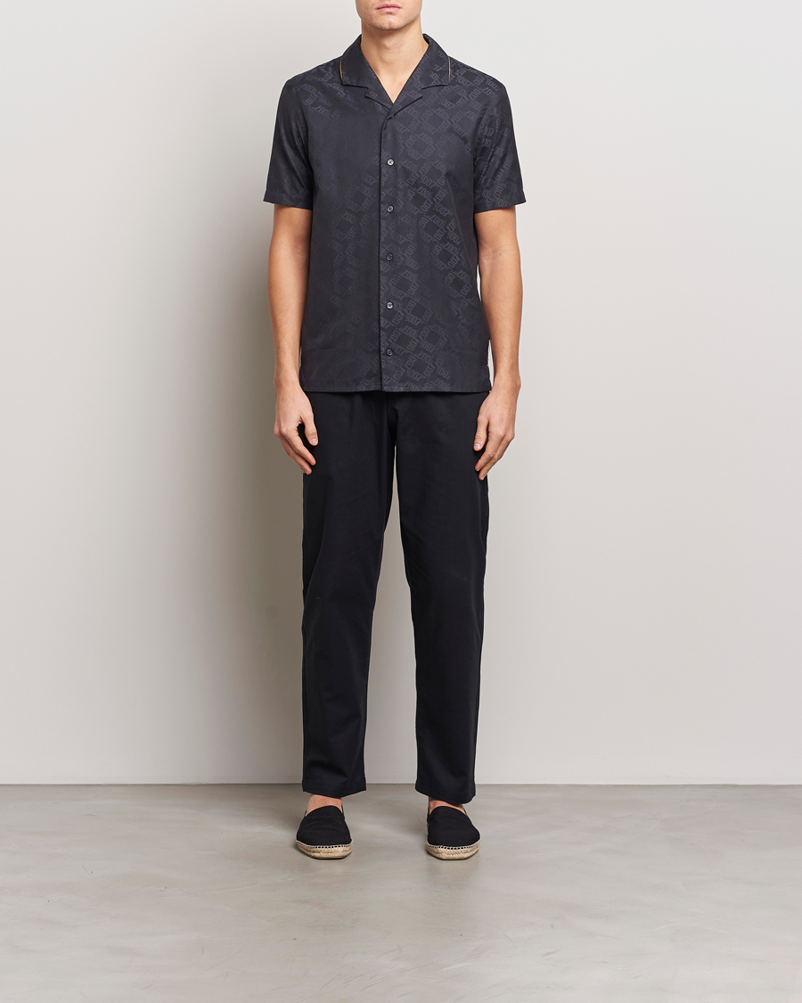 Herren | Hemden | Orlebar Brown | Hibbert 007 Monogram Shirt Black