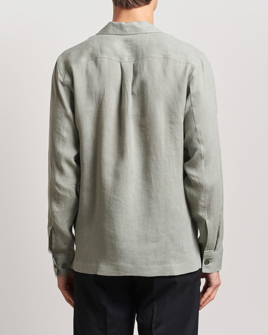 Herren | Hemden | Orlebar Brown | Maitan Long Sleeve Golden Gun Shirt Penny Green