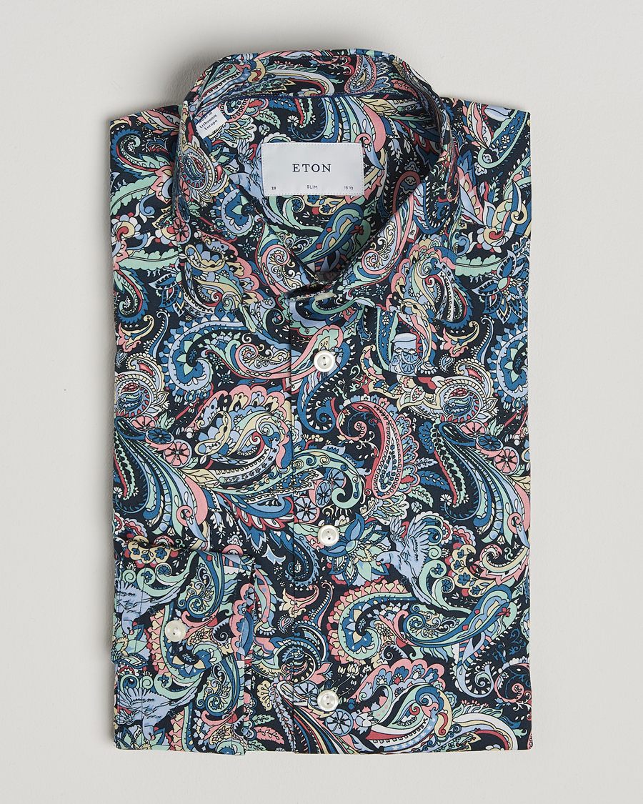 Herren | Hemden | Eton | Slim Fit Signature Twill Printed Shirt Multi