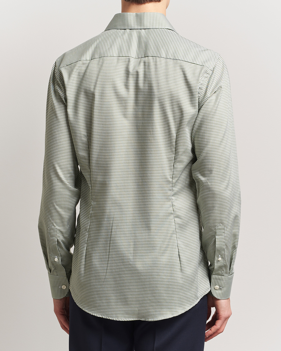 Herren | Hemden | Eton | Slim Fit Checked Signature Shirt Green/White