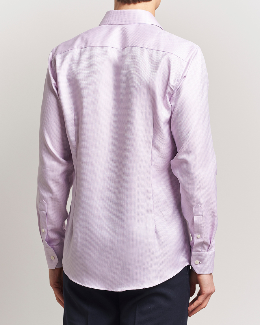 Herren | Hemden | Eton | Slim Fit Signature Dobby Shirt Pink