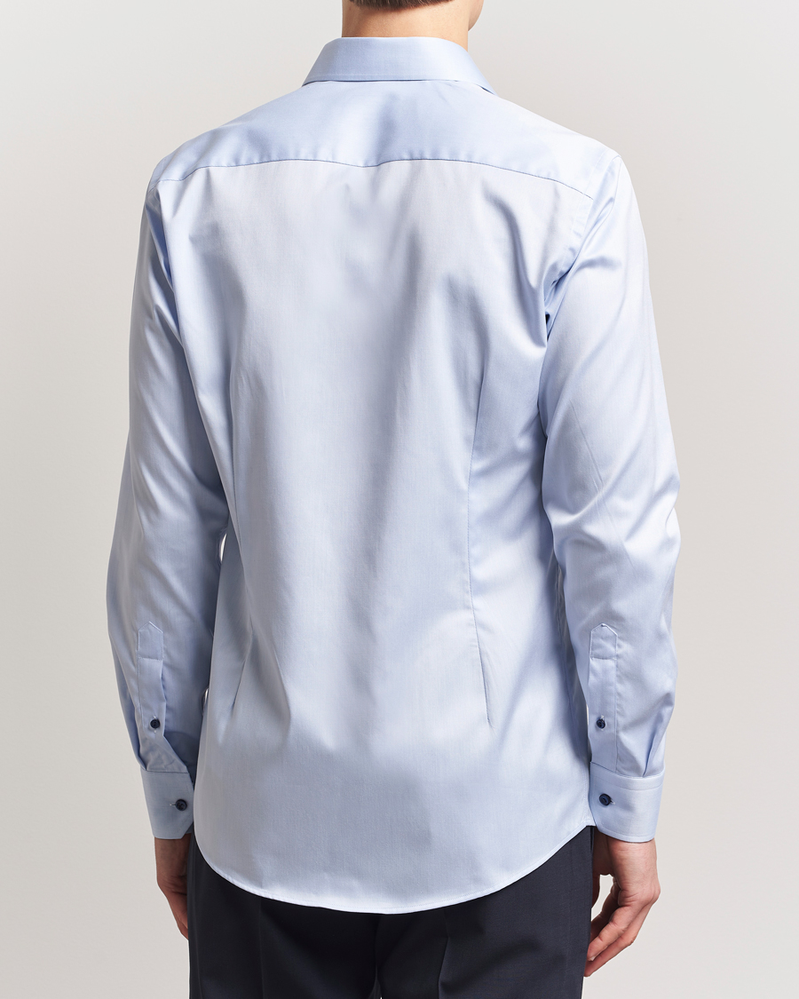 Herren | Hemden | Eton | Slim Fit Signature Twill Contrast Shirt Light Blue