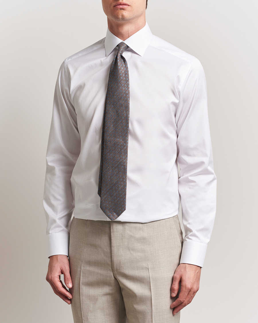 Herren | Hemden | Eton | Slim Fit Signature Twill Shirt White