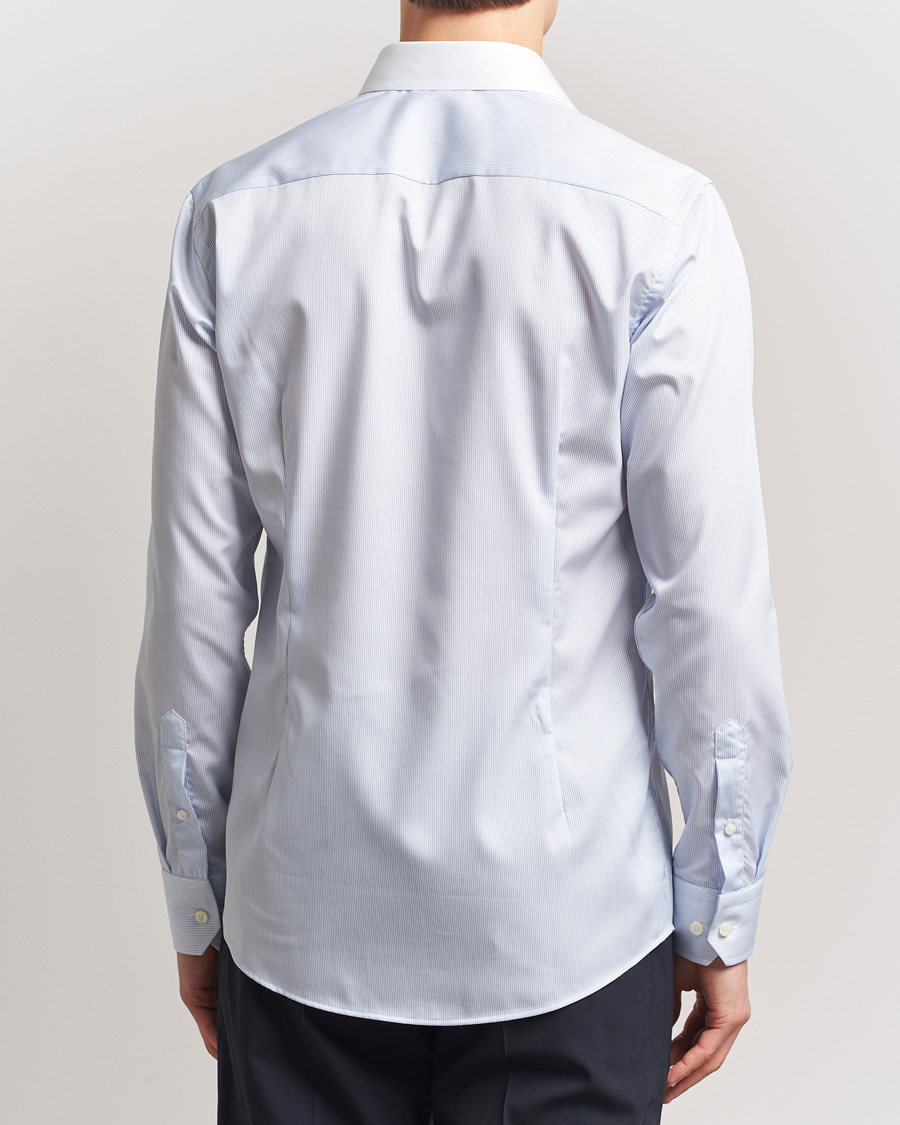 Herren | Hemden | Eton | Slim Fit Fine Twill Shirt Light Blue