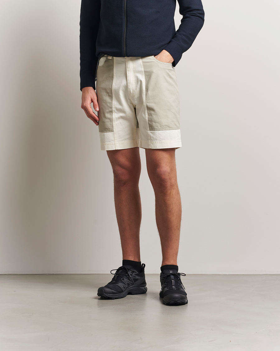 Herren | Shorts | Sail Racing | Breeze Cotton Twill Blocked Shorts Off White