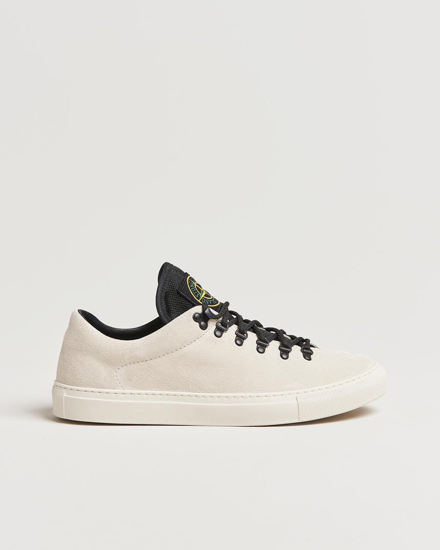 Herren | Stone Island Low Top Suede Sneakers Sand | Stone Island | Low Top Suede Sneakers Sand
