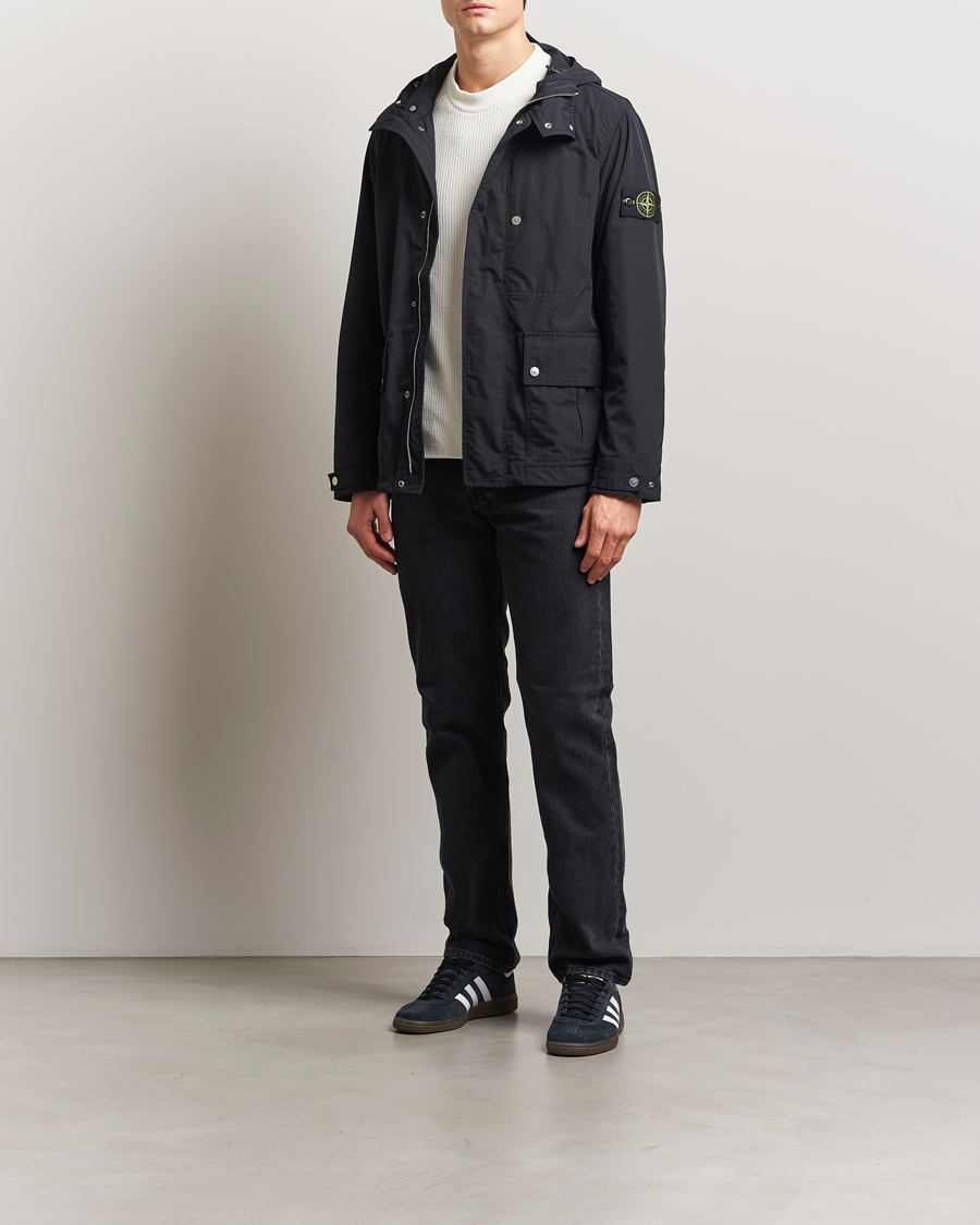 Herren | Jacken | Stone Island | Micro Twill Short Parka Black
