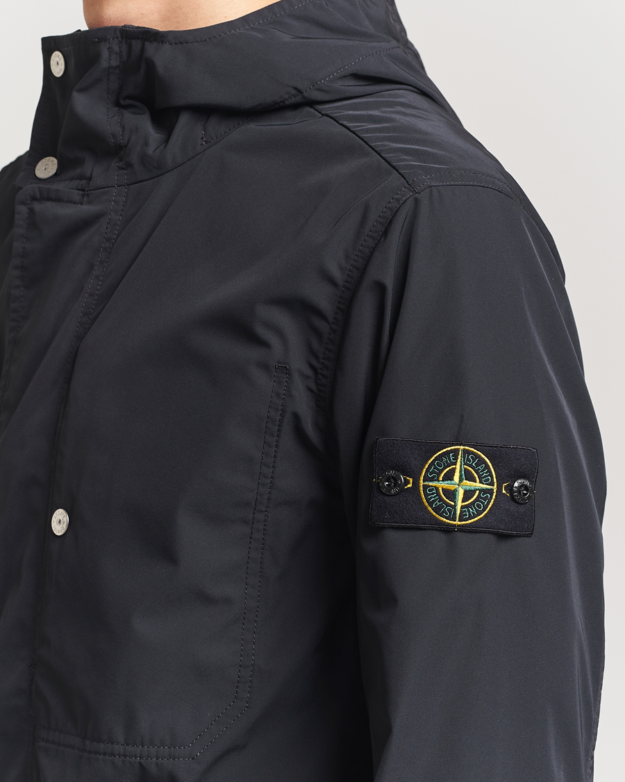 Herren | Jacken | Stone Island | Micro Twill Short Parka Black