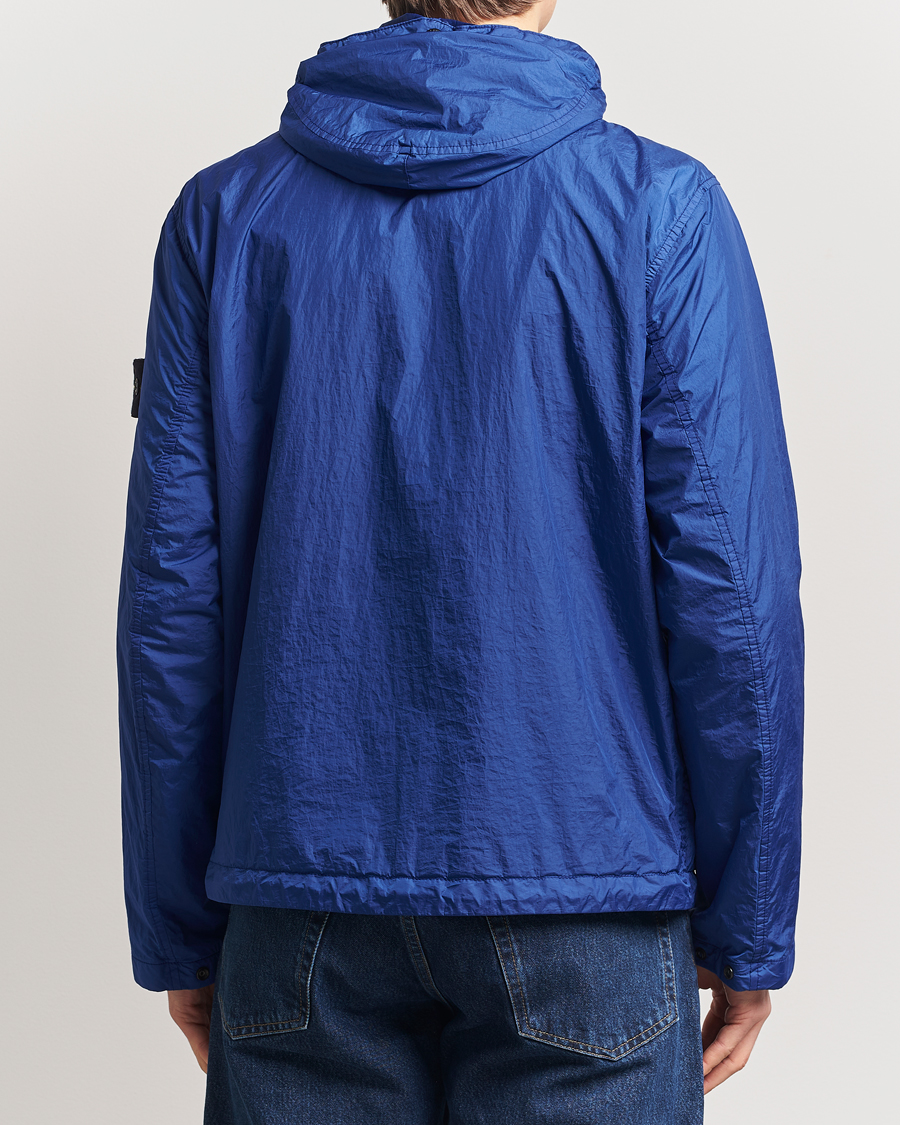 Herren | Jacken | Stone Island | Crinkle Reps Hooded Jacket Bright Blue