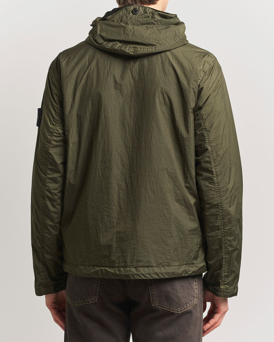 Herren | Jacken | Stone Island | Crinkle Reps Hooded Jacket Military Green