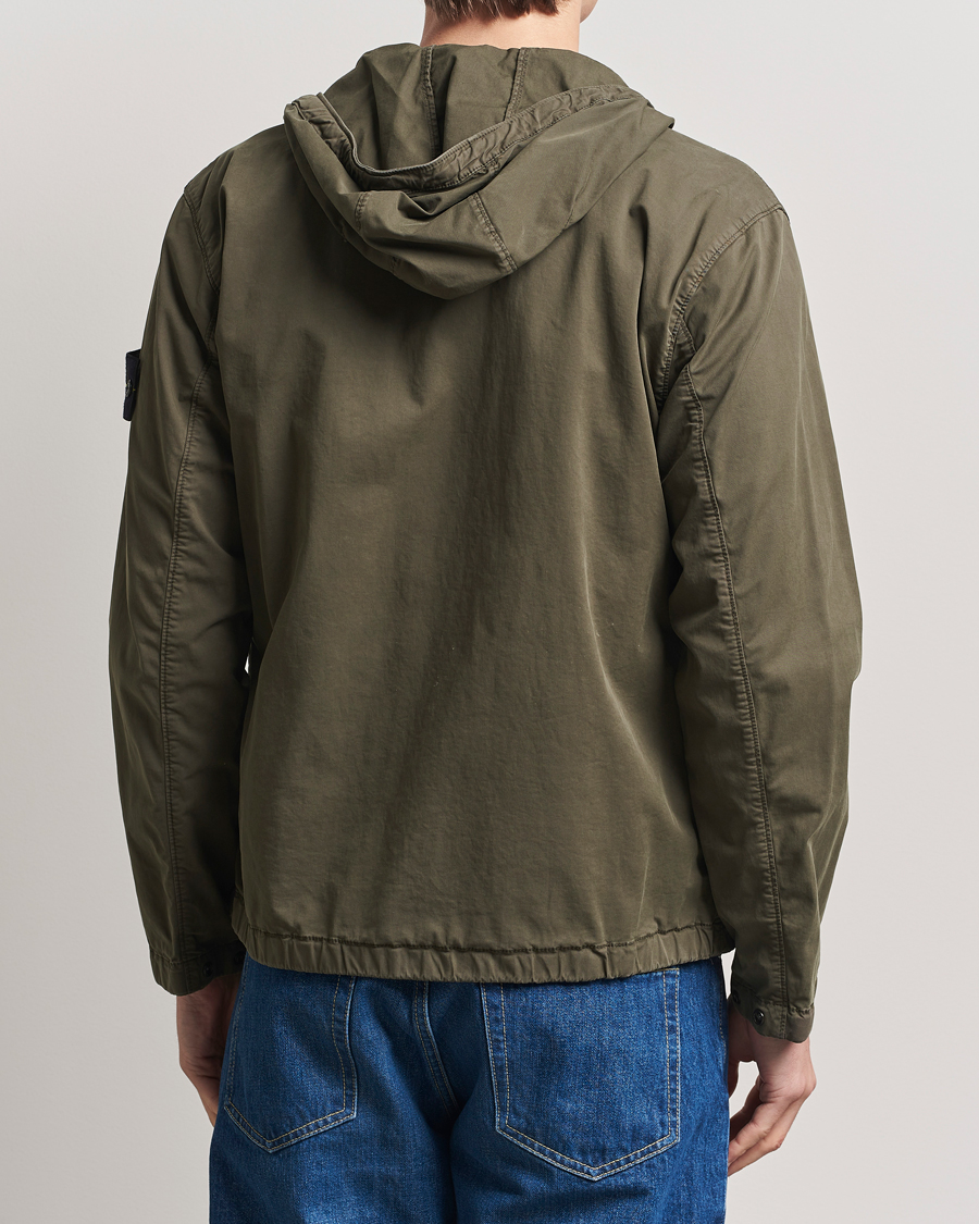 Herren | Jacken | Stone Island | Supima Cotton Stretch Hooded Jacket Military Green