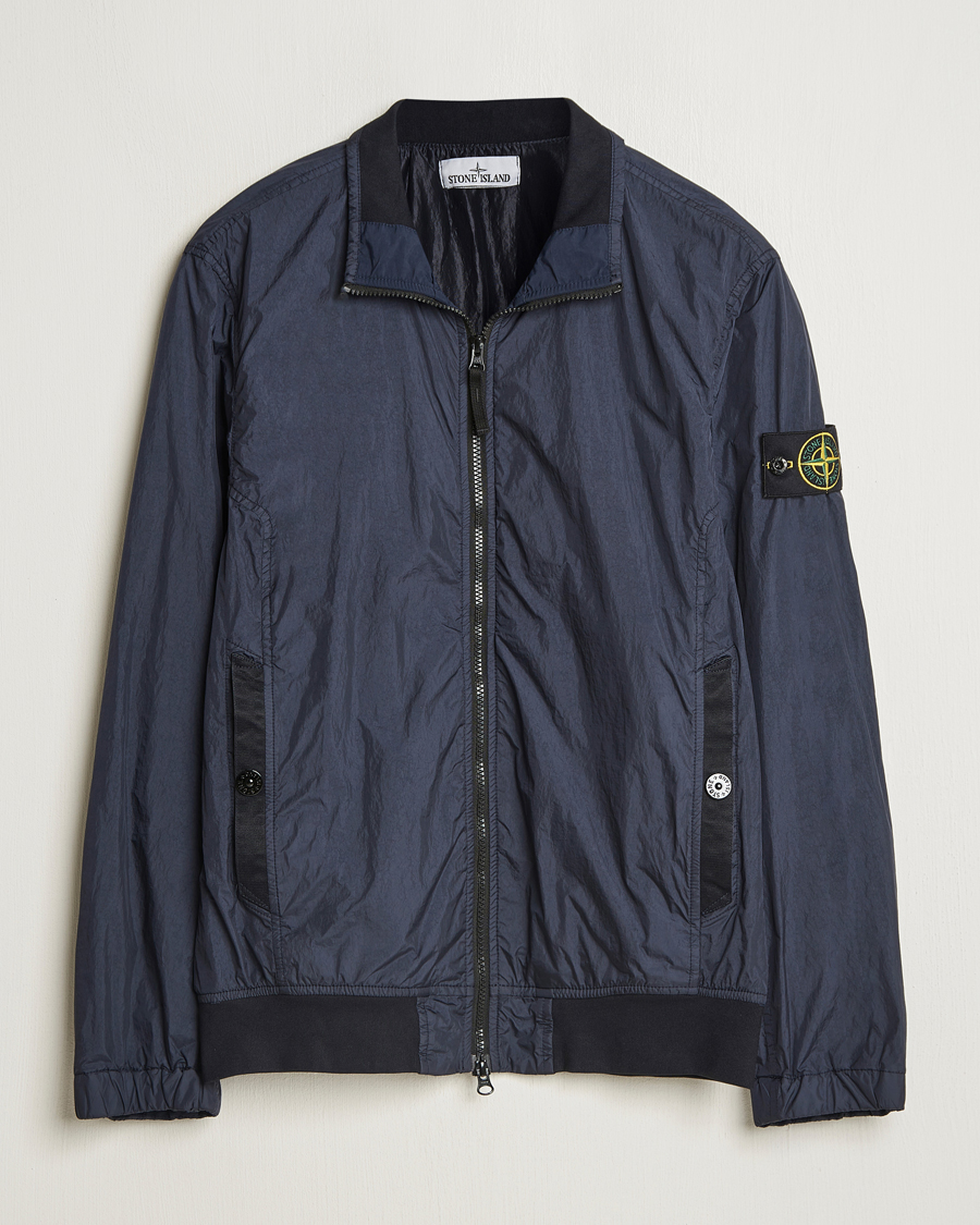 Herren | Jacken | Stone Island | Crinkle Reps Short Jacket Navy Blue