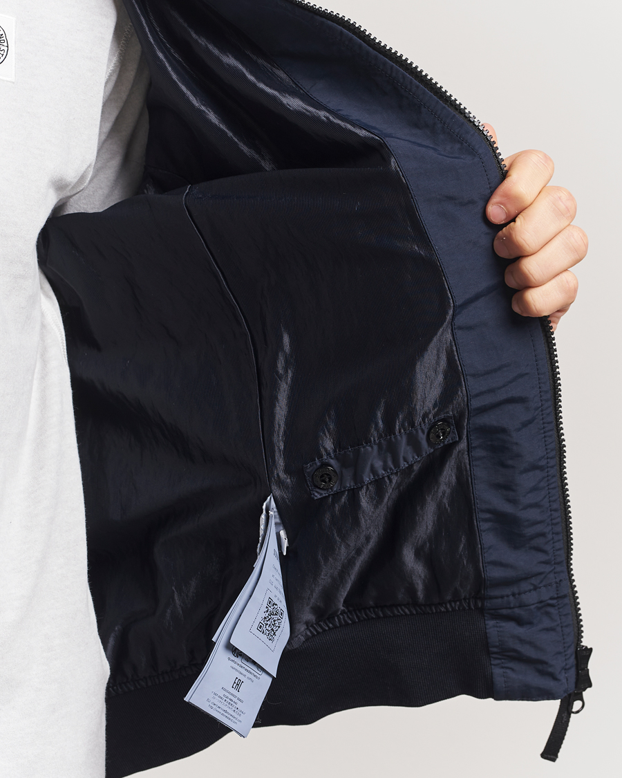 Herren | Jacken | Stone Island | Crinkle Reps Short Jacket Navy Blue