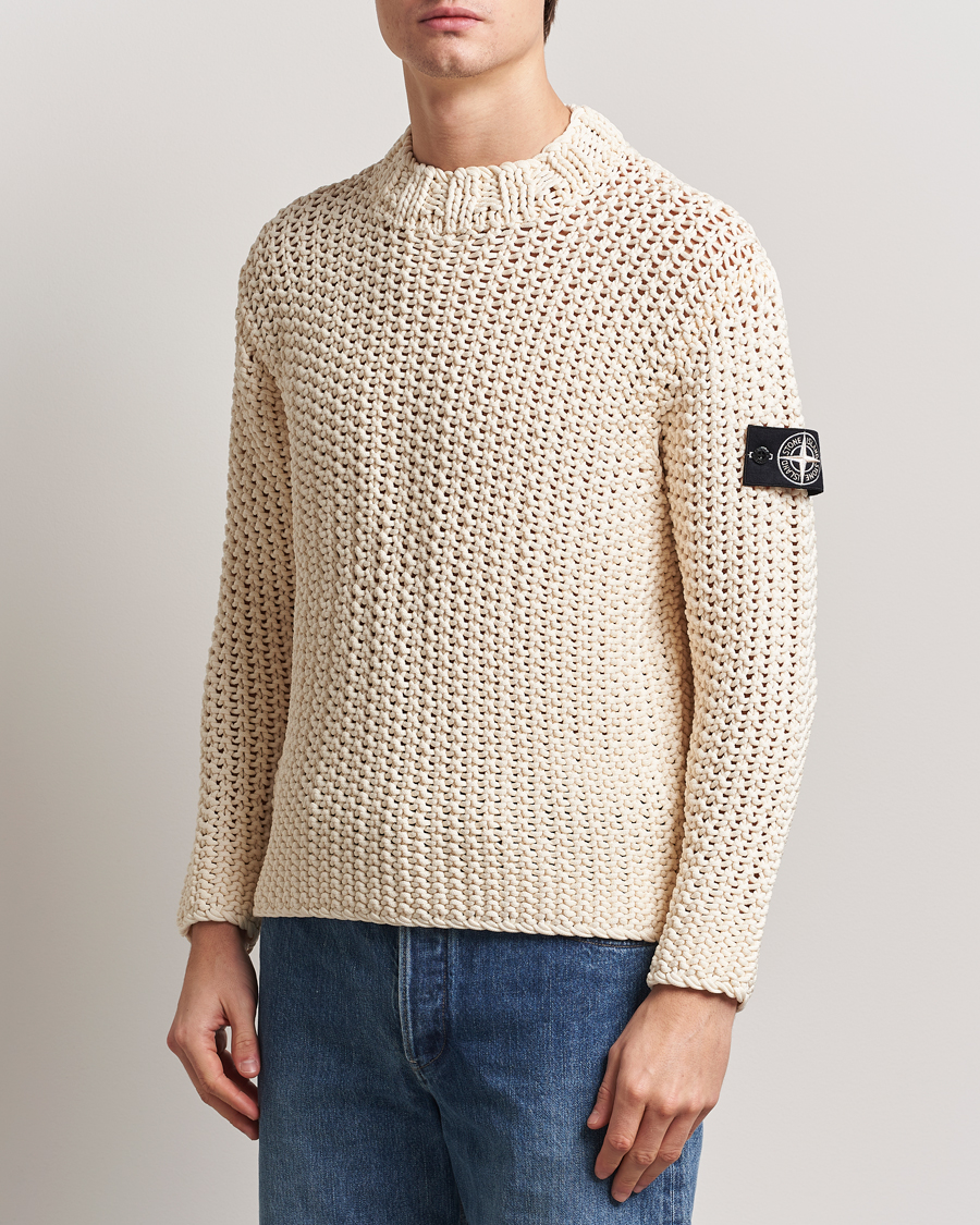 Herren | Pullover | Stone Island | UV Reactive Chain Stitch Sweater Cherry