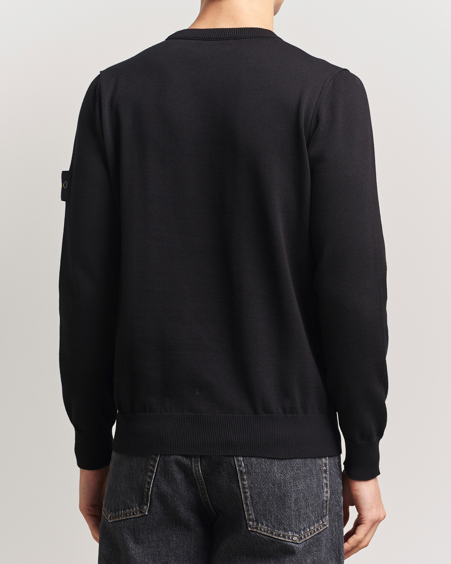 Herren | Pullover | Stone Island | Soft Organic Cotton Crew Neck Black