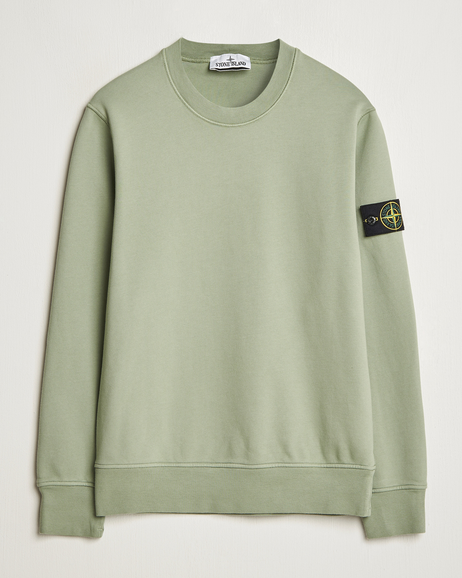Herren | Pullover | Stone Island | Garment Dyed Fleece Sweatshirt Sage