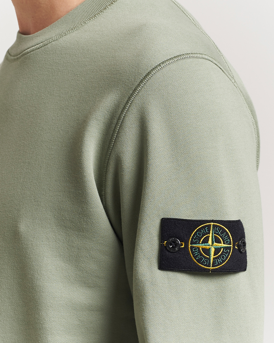 Herren | Pullover | Stone Island | Garment Dyed Fleece Sweatshirt Sage